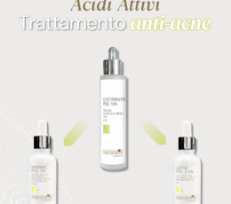 Trattamento anti-acne con Acidi Attivi