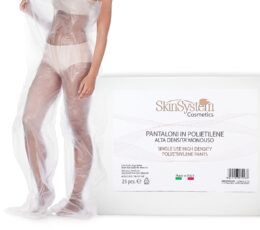 Pantaloni in polietilene alta densità monouso 25 pz