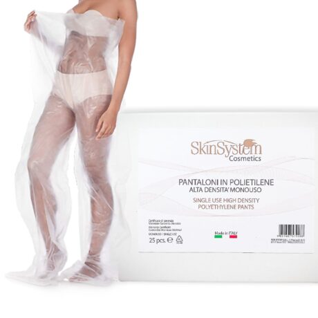 Pantaloni in polietilene alta densità monouso 25 pz