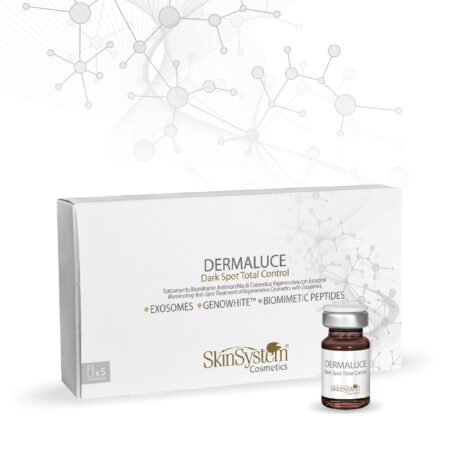 DERMALUCE DarkSpot Total Control   5 fiale sterili schiarenti con Esosomi
