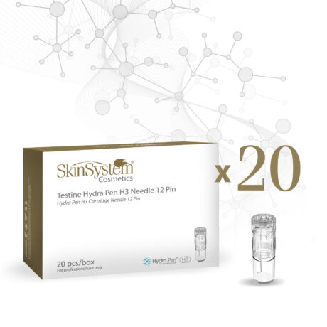 TESTINE 12 AGHI per HYDRA PEN H3 SkinSystem - 20 pz